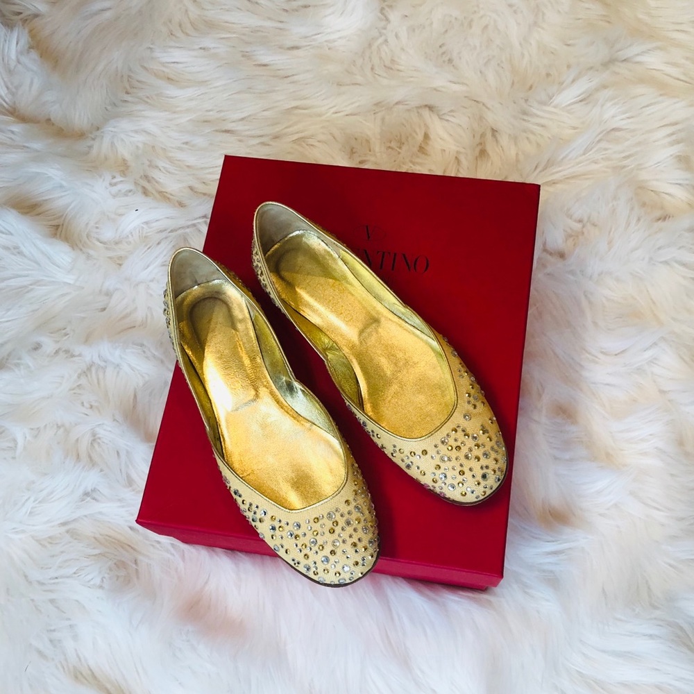 COPY - Valentino sparkling flats.